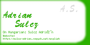 adrian sulcz business card